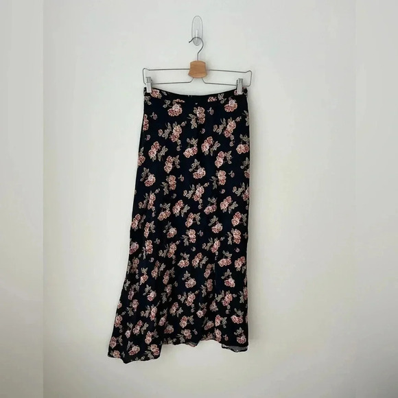 Forever 21 high  waisted floral maxi skirt - Picture 1 of 9